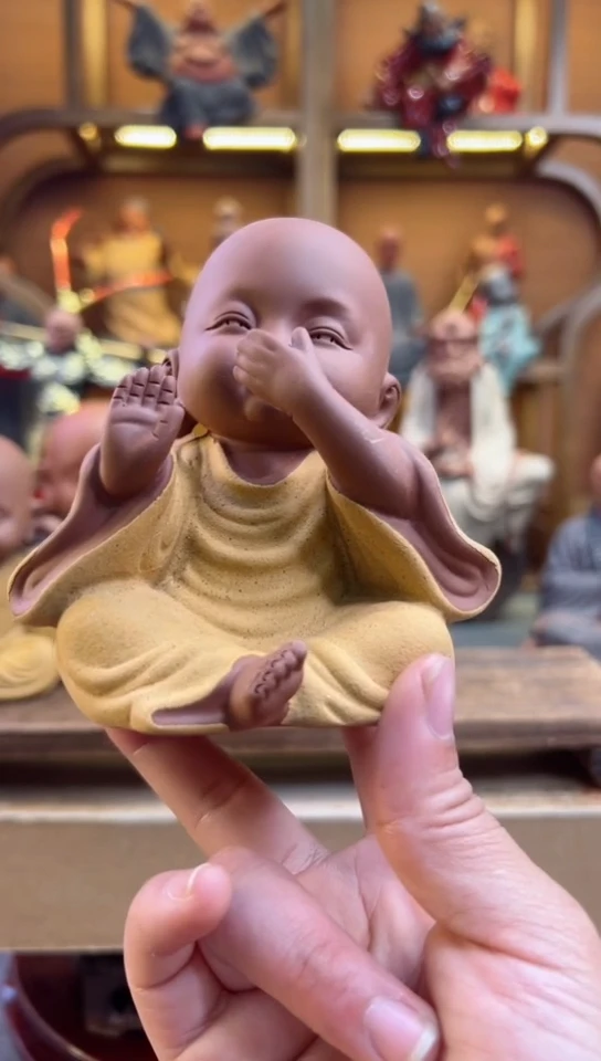 紫砂茶宠器闵茶宠摆件