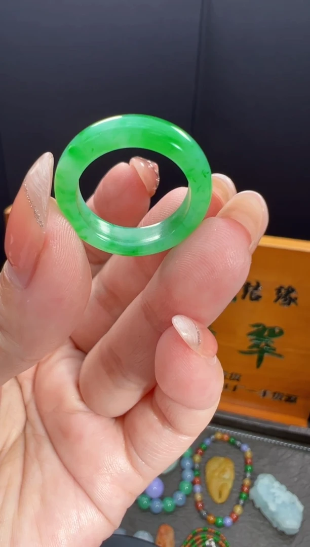 未镶嵌定制翡翠13-14-15戒圈