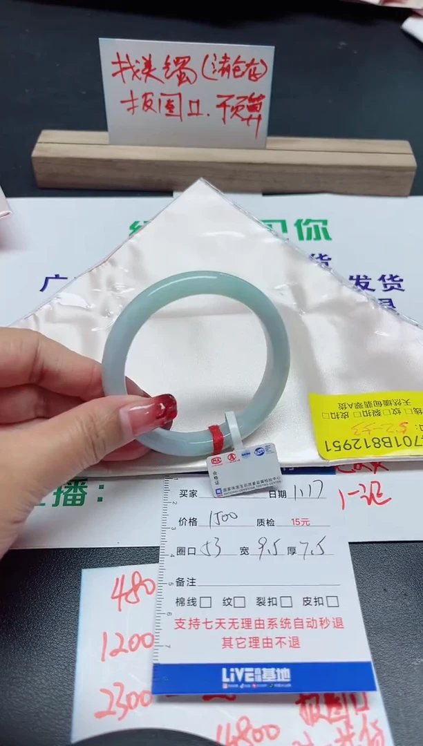 【闪购商品】翡翠手镯未镶嵌53/12951