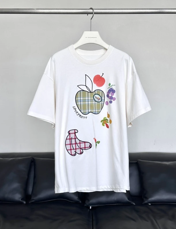 【ZHEN】5T401 2025新款时尚气质休闲百搭短袖上衣女