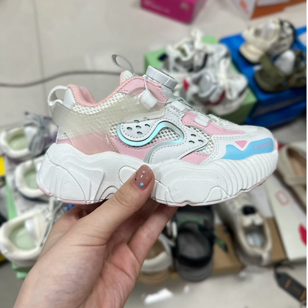 80380高端四季款舒适运动鞋粉色（温州童鞋）