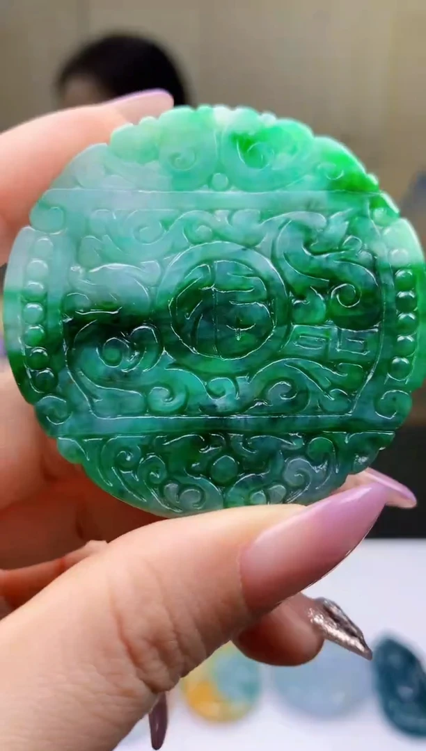 【闪购商品】定制翡翠未镶嵌4902ty-毛货挂件6