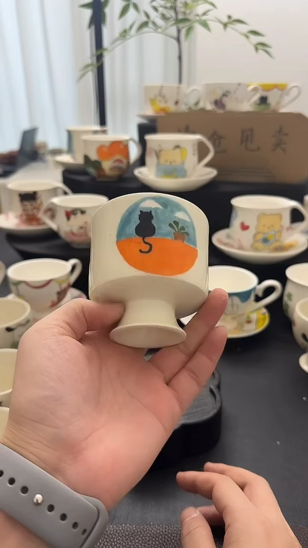 纯手工纯手工绘制陶瓷杯