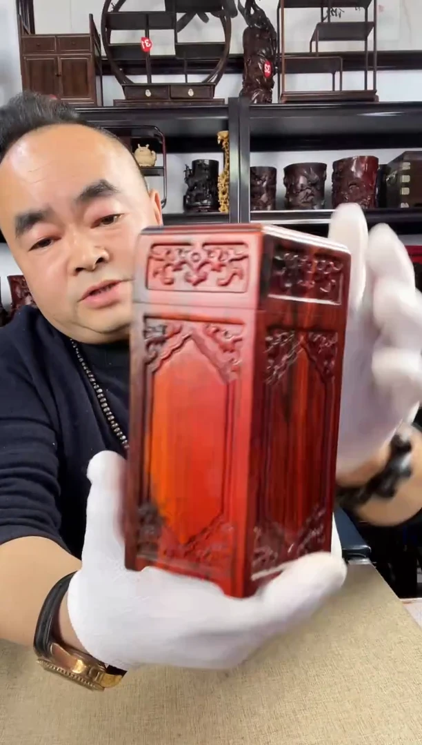 木老李红木工艺品952瑕疵