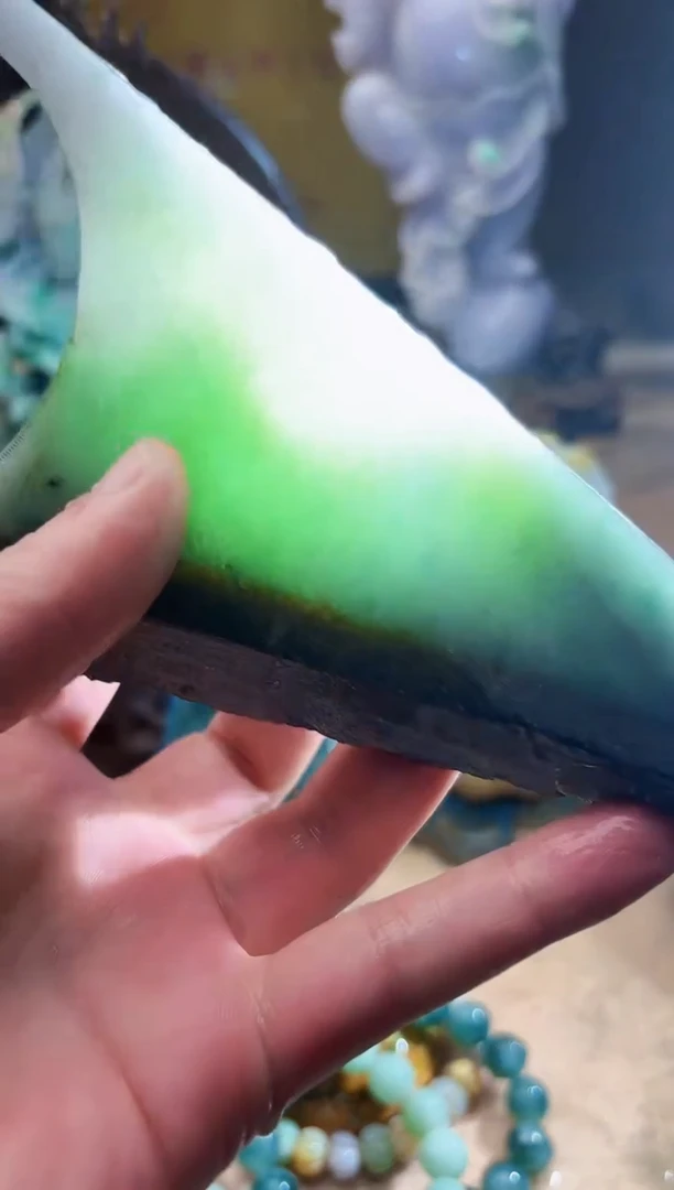 未镶嵌挂件翡翠A货张麦9477