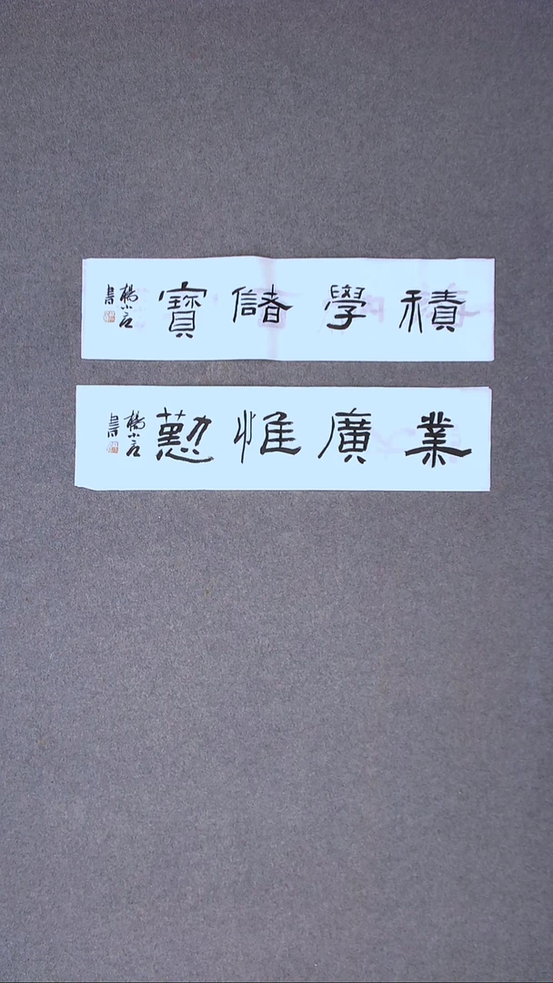 书法杨小立 河南南阳69*17*2一平尺两张 大漏价送一张