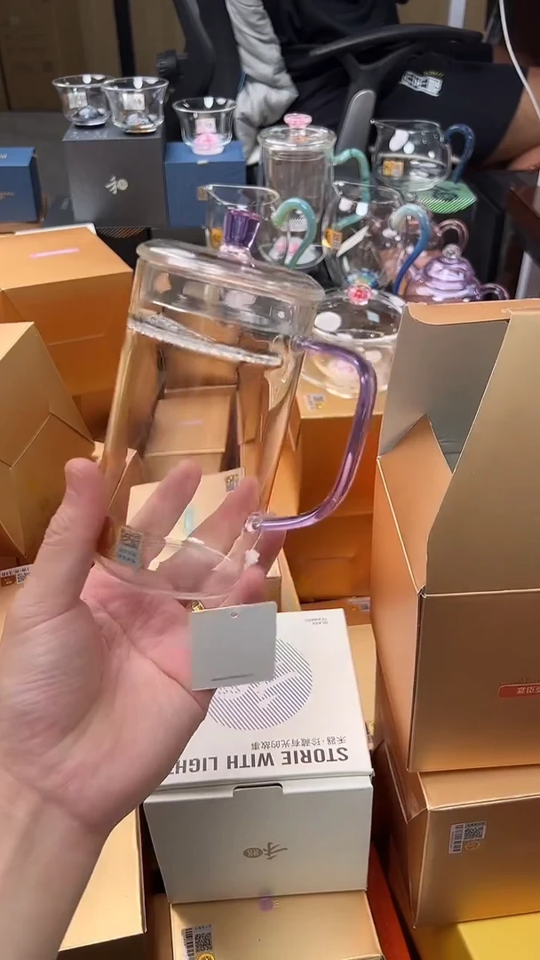 @@禾器晶彩简尚杯浅紫色
