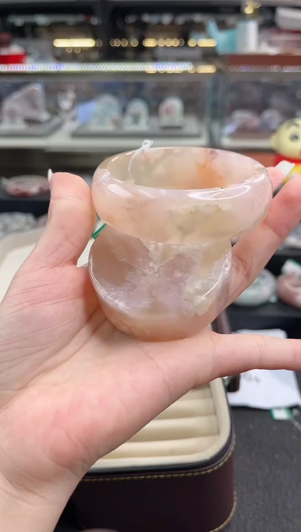 未镶嵌手镯石英质玉58圈口 （赠品镯心）3885010