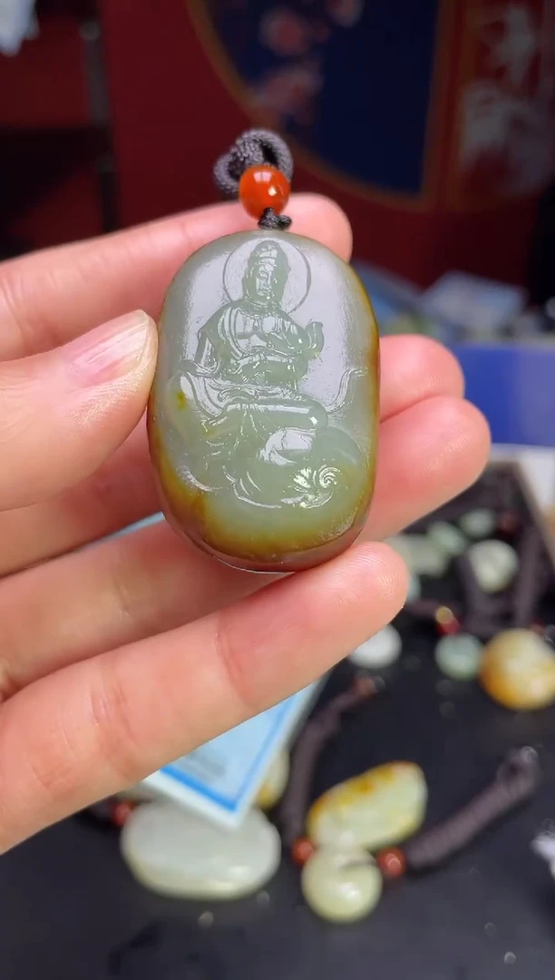 颈饰未镶嵌和田玉123