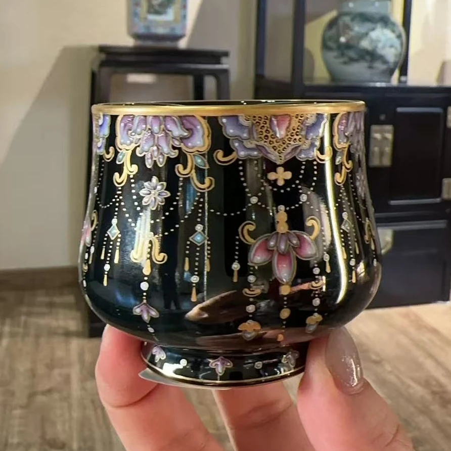 【珽珽溯源】溢珍堂 唐风吊珠炉式杯 瓷器茶周边