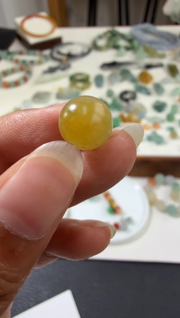 未镶嵌定制翡翠9.7珠子800
