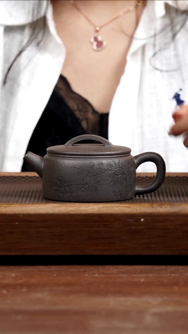 茶壶紫砂天青汉瓦220CC
