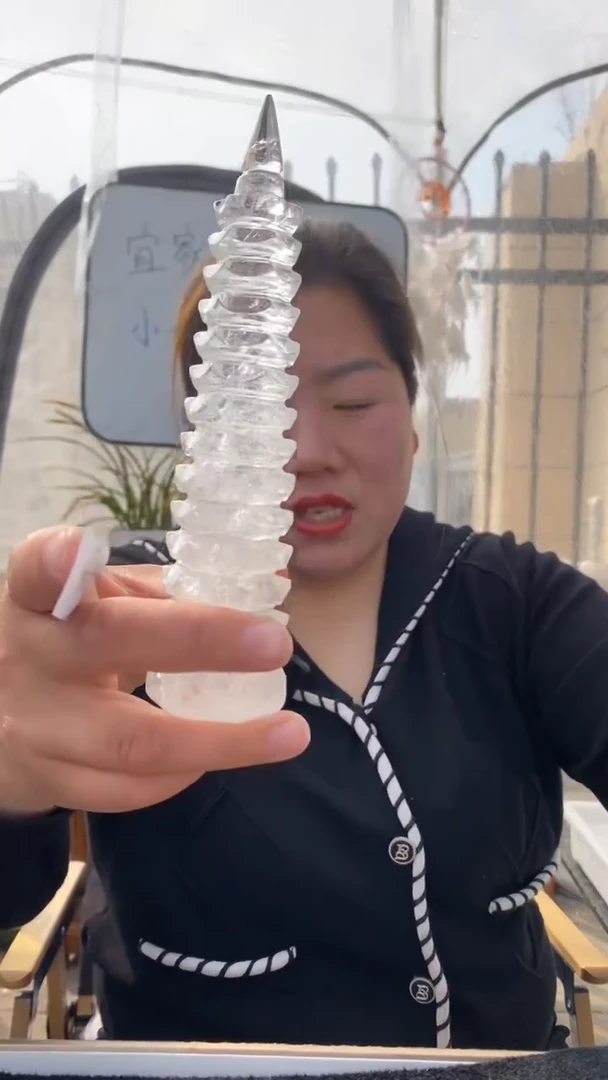 【闪购商品】水晶文昌塔未镶嵌白水晶文昌塔D234