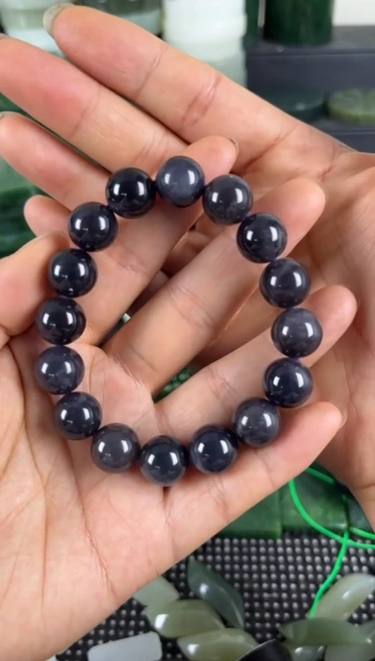 和田玉未镶嵌珠宝半成品手串