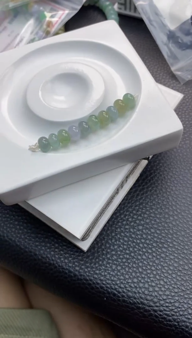 翡翠散珠109天然A货翡翠散珠