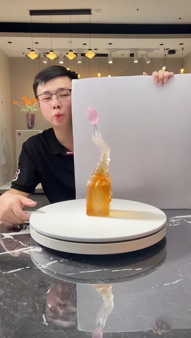 摆件巴比特美学 手持莲花