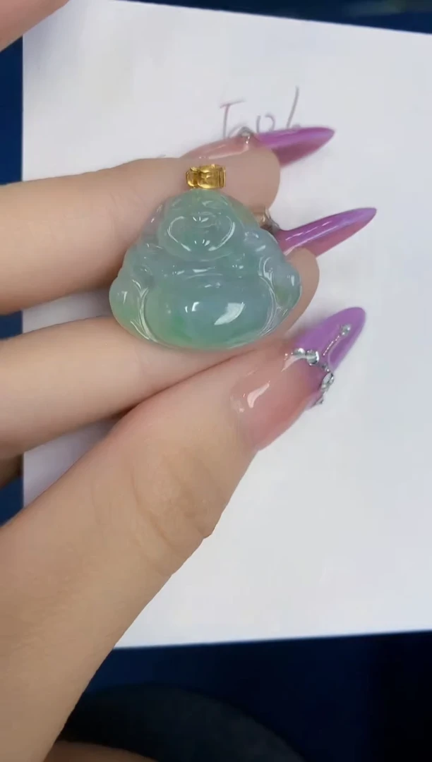 翡翠未镶嵌颈饰天然缅甸a货翡翠