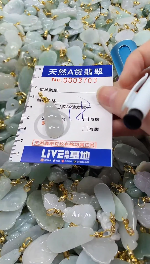 颈饰未镶嵌翡翠纯天然a货翡翠