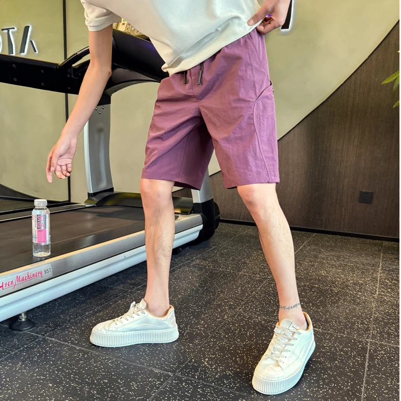 爆款男士短裤夏季痞帅工装裤直筒五分裤时尚薄款潮流速干休闲裤