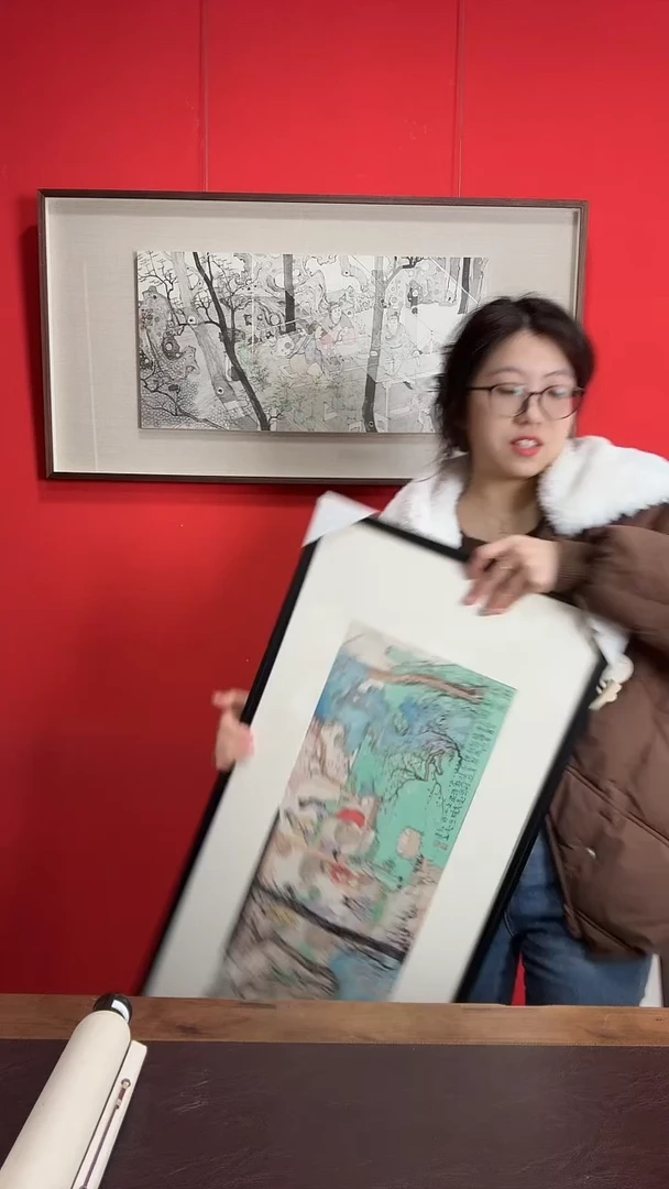 书法华****狂WX 朱寒光 制茶图