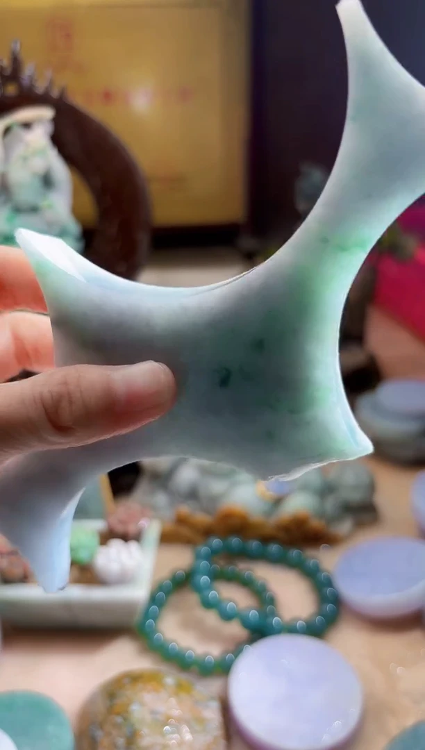 未镶嵌挂件翡翠A货柠优5450