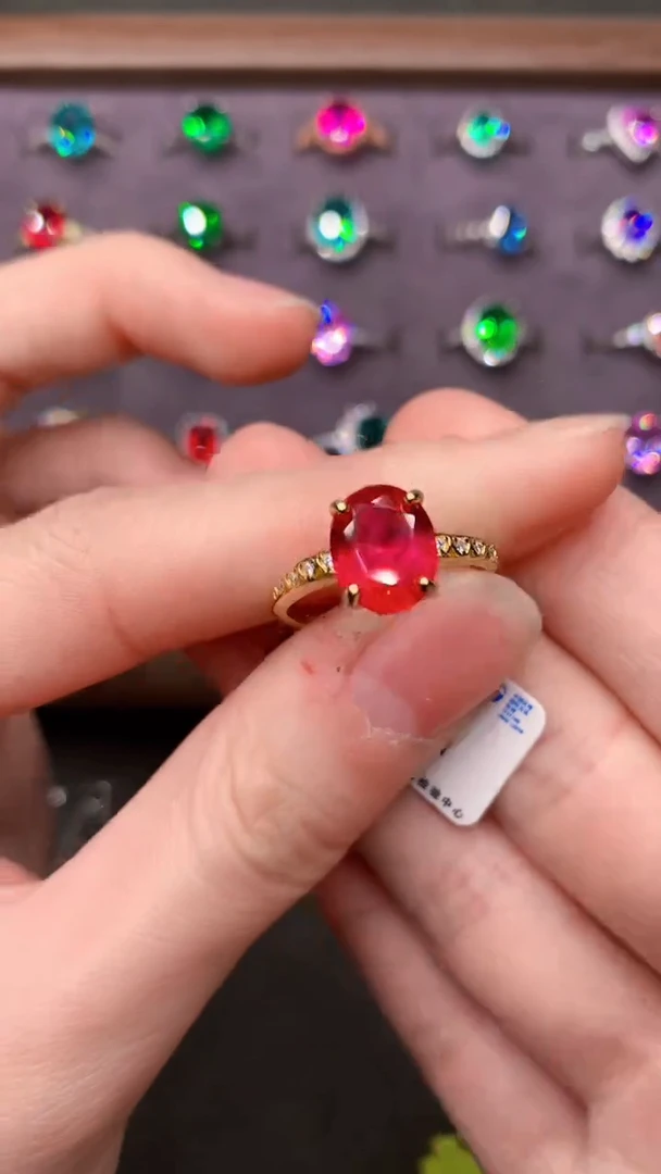 【闪购商品】红宝石戒指银S925镶嵌.....