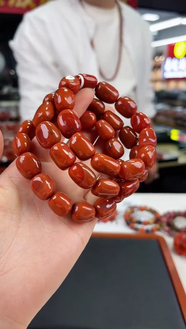 【闪购商品】南红玛瑙瓦西随型手串未镶嵌（多样式发其一）