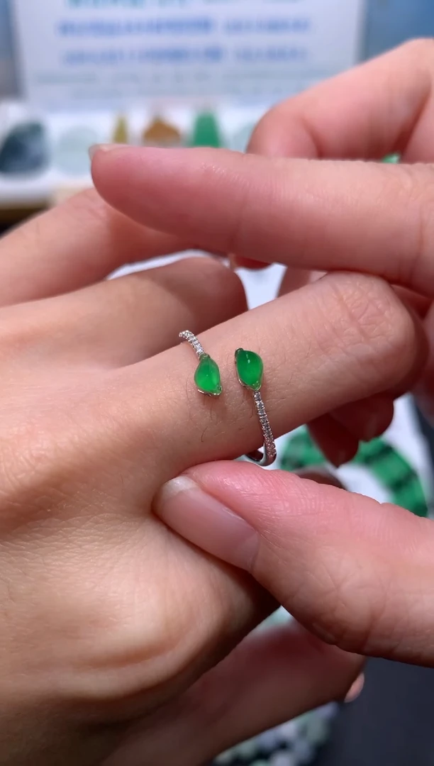 定制翡翠18K金镶嵌模式推广期48小时鉴赏期