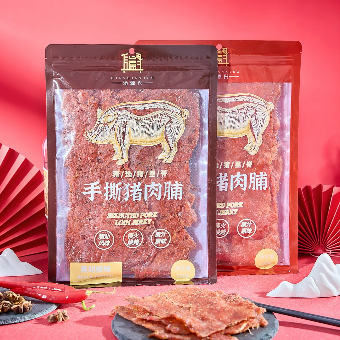 精选潮汕原切猪里脊肉脯