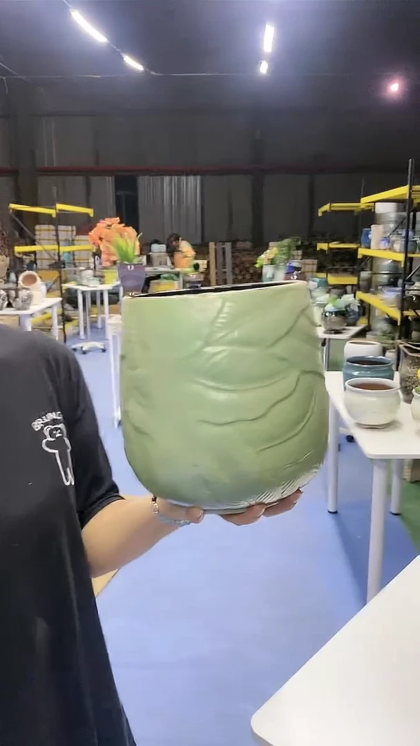 宜兴紫砂粗陶花盆20