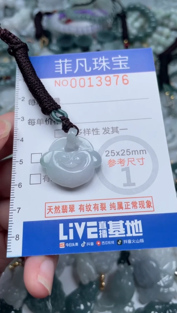 颈饰未镶嵌翡翠13976