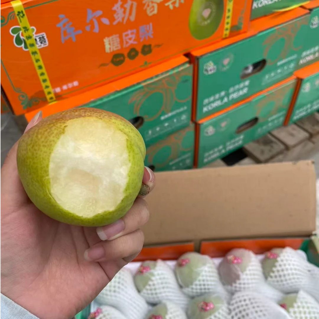 库尔勒糖皮梨  细腻无渣   净重8斤左右