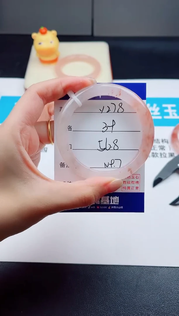 未镶嵌手镯石英质玉Y278  -
