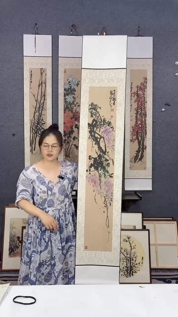 国画175*32吴铁成作品