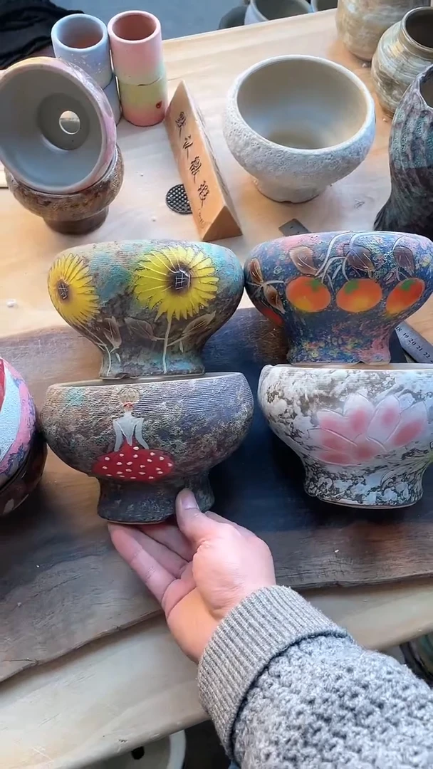 【闪购商品】摆件16-112口14高11  四个