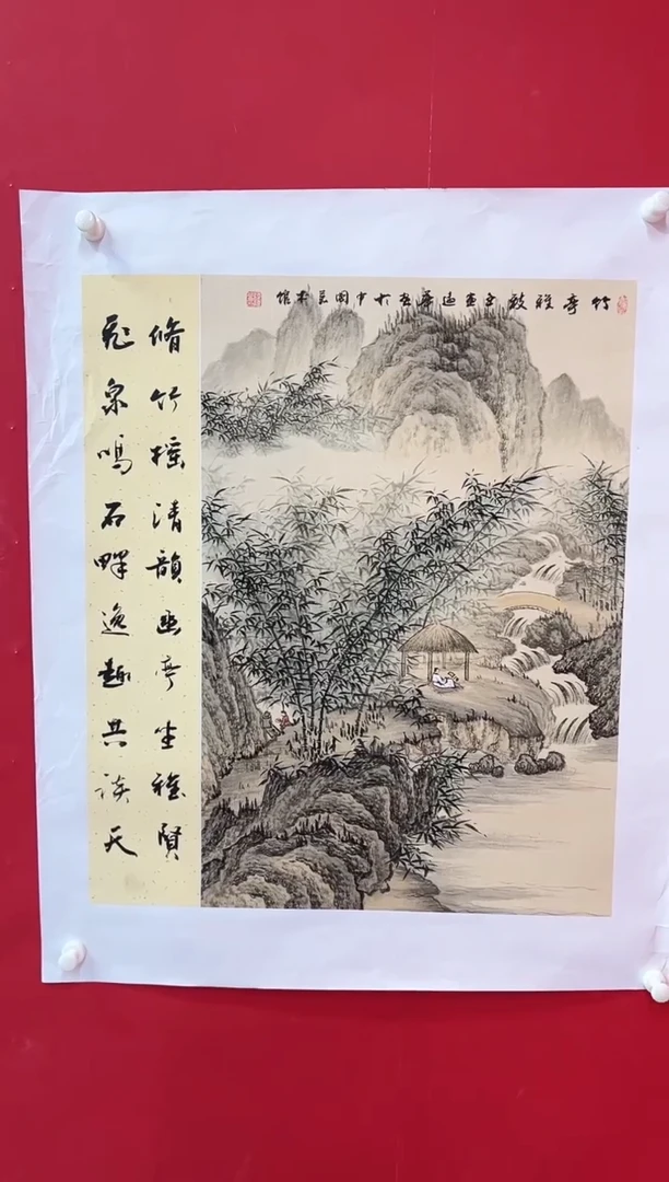 国画画家陆远华纯手绘原作