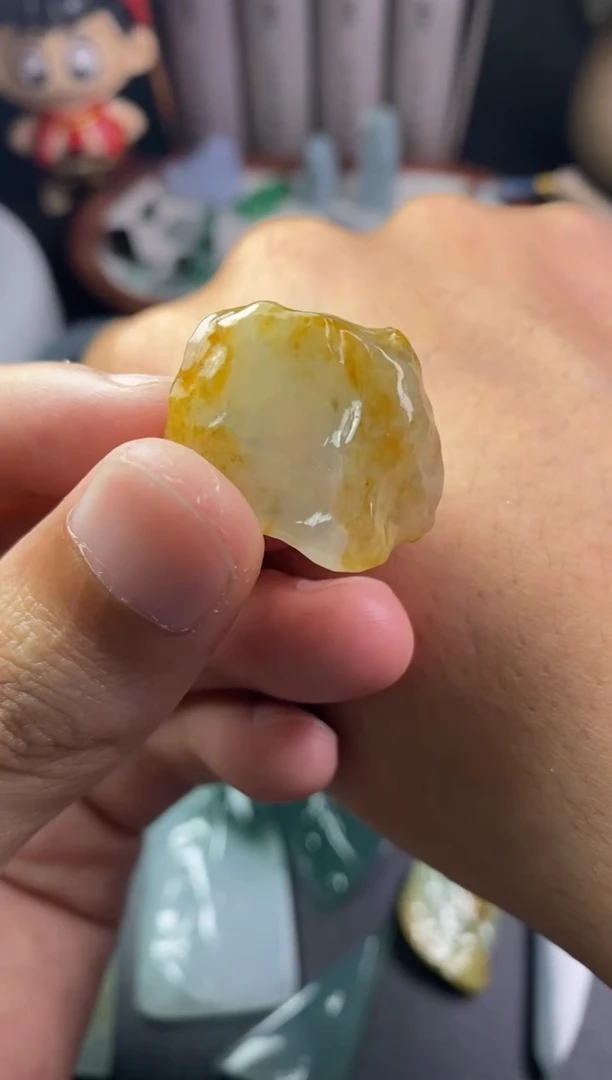 定制翡翠未镶嵌翡翠片料定制未镶嵌5.28-25