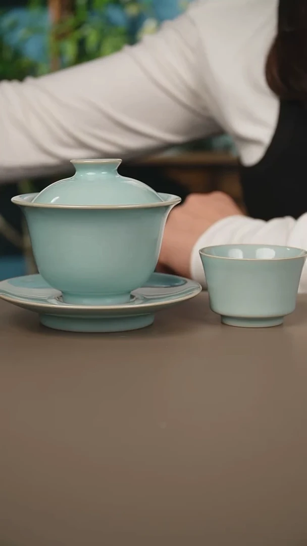 省工赵志强元宝盖碗送杯子一级