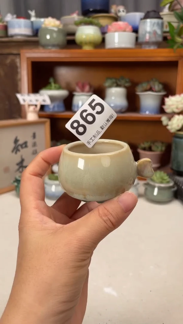 瓷片865知木小芳花盆