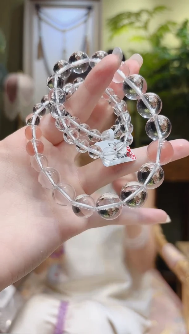 【闪购商品】水晶项链未镶嵌白水晶塔珠项链