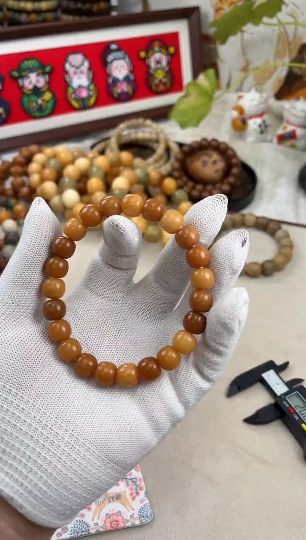 手串菩提根/象牙果a612 卡10.8 干磨三高