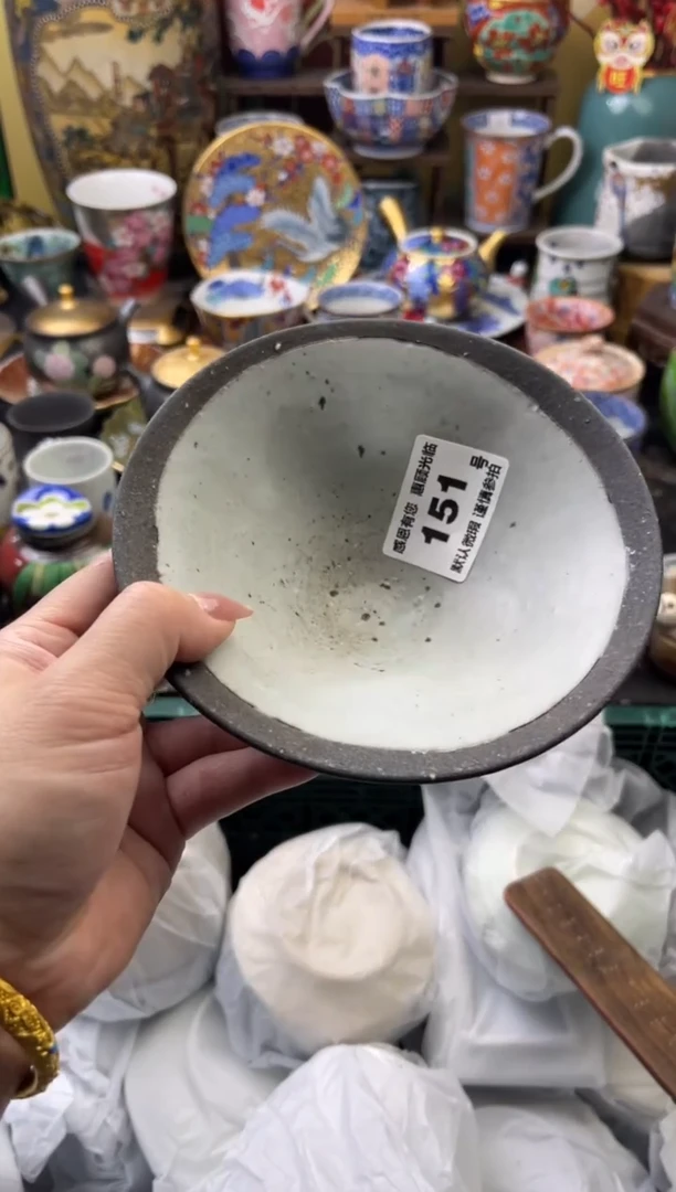 瓷片红****士151号六六工艺品瓷器