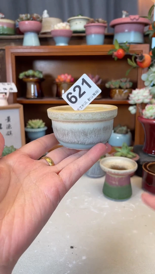 瓷片621知木小芳花盆