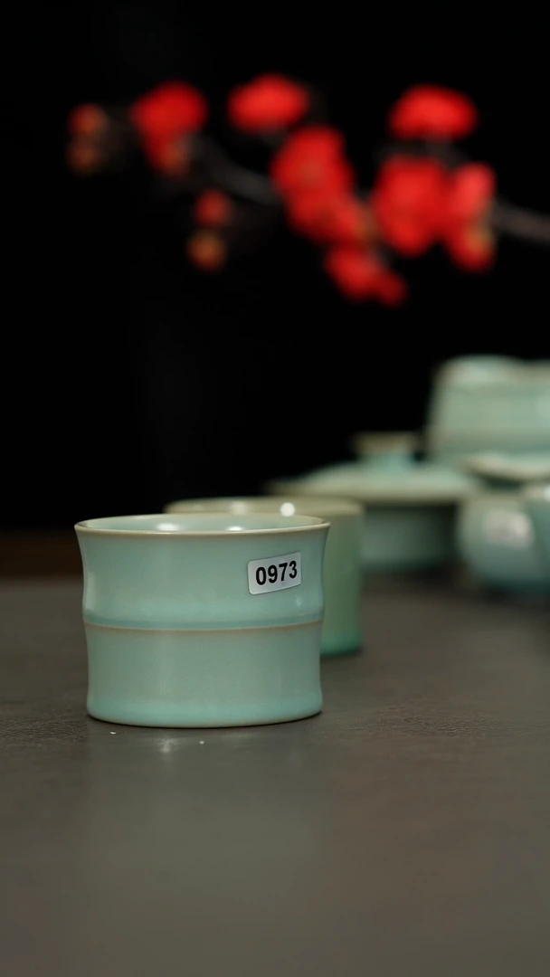 摆件  竹节杯   8888