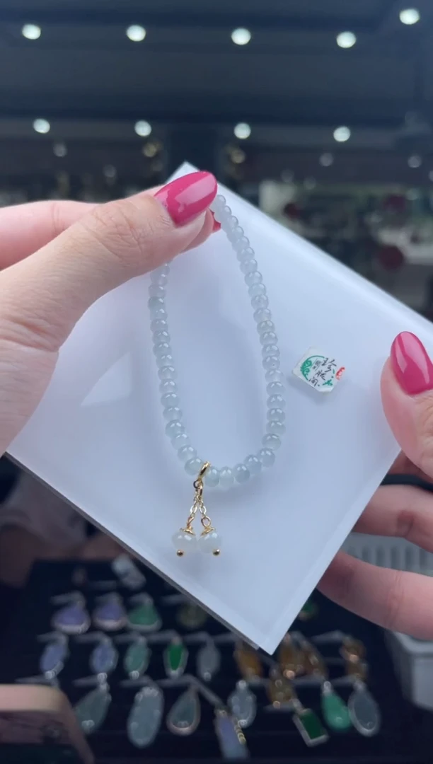 未镶嵌手串翡翠22号标签撕毁不退换