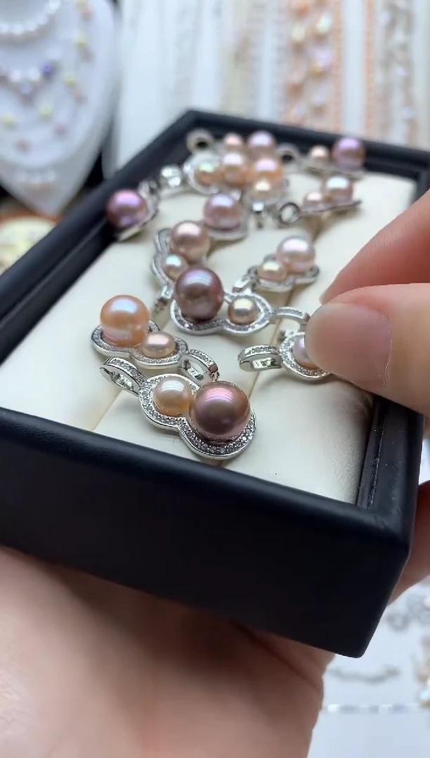 淡水珍珠合金吊坠(不含链)多样性发其一