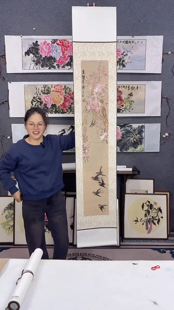 国画175*32吴铁成作品
