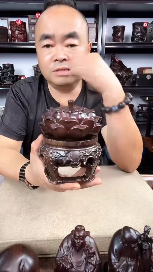 木3072+香炉老李红木工艺品