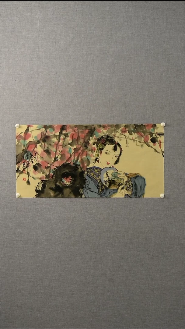 国画郑老师-人物-2平尺-09