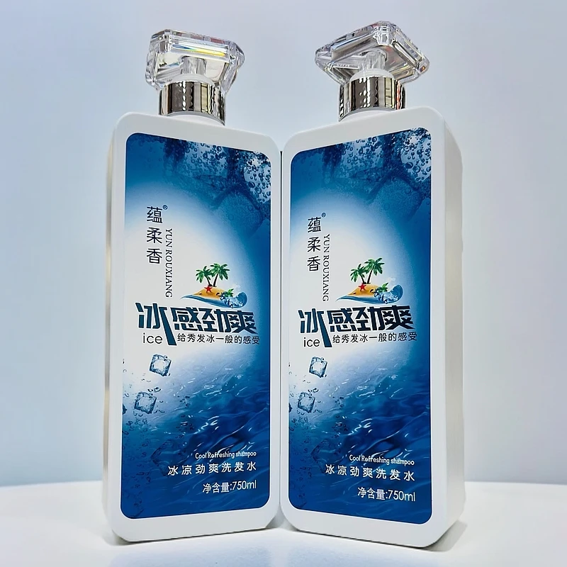 薄荷冰凉劲爽洗发水清爽滋润柔顺750ml